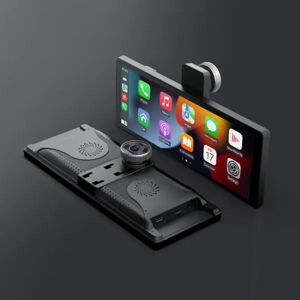 Smart Screen Wireless Carplay Navigation Bluetooth Android Auto Center Console Driving Recorder