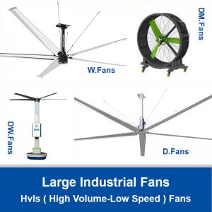 China Large Industrial Fans, large AIot (AI+IoT) energy saving fans, HVLS (High Volume-Low Speed) fans on sale