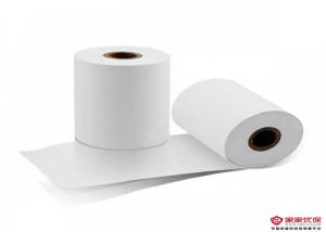  80 × 70mm Top Coated Self Adhesive Thermal Paper Manufactures