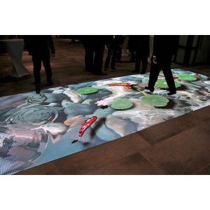 3840hz/s Refresh Rate LED Dance Floor with 8PCS W2 X H4 Modules and RGB Colour for 20°C To 60°C Conditions