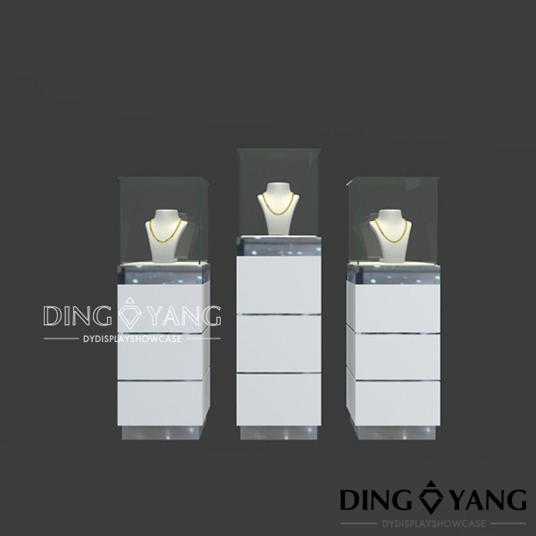 Lighted Jewelry Store Display Cabinets