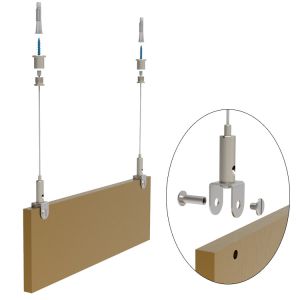 Easy to install high quality wire and cable jig with LED light source ceiling lamp U-clamp