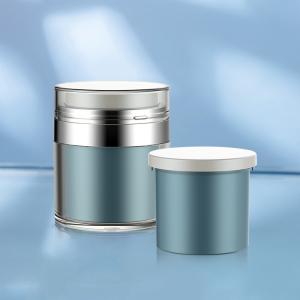  Double Wall Acrylic Refillable Airless Bottle Cream Jars For Cream Manufactures