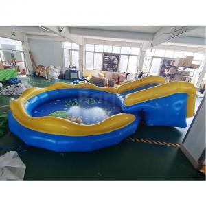  Baby Pvc Inflatable Water Pool With Slide Water Sports Swimming Pool For Kids Manufactures