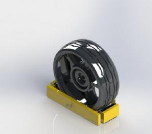  Lightweight Yellow Electrostatic Spraying Anti Theft Wheel Lock Manufactures