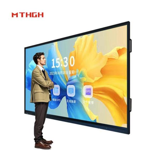Quality Interactive Touch Whiteboard Ultimate Presentation With HDMI I/O And OPS PC I9 Connectivity Solution for sale