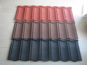  Color Stone Prepainted Galvanized Steel Coated Metal Roofing Tiles Manufactures