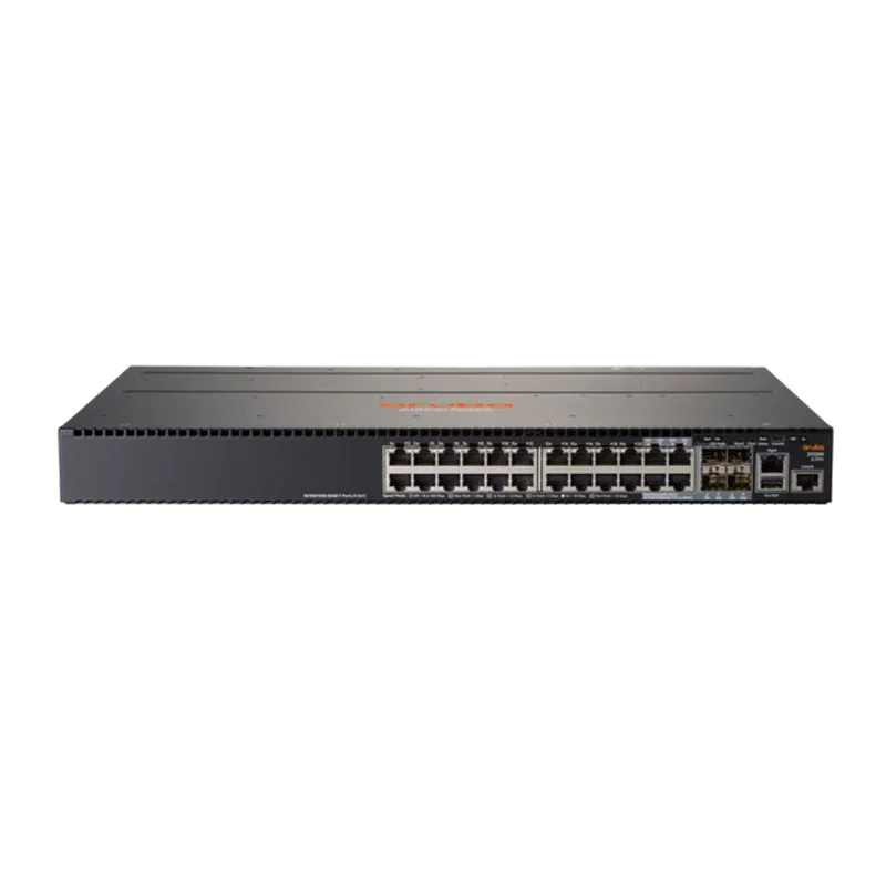 Aruba 24G PoE+ Network Switch with Modular 10GbE and 40GbE Uplinks for High