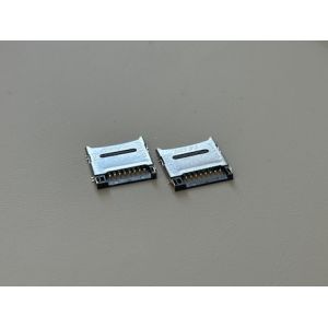 TF Card Connector 1.5H Old Version Push-Push Micro Memory Slot, SMT PCB