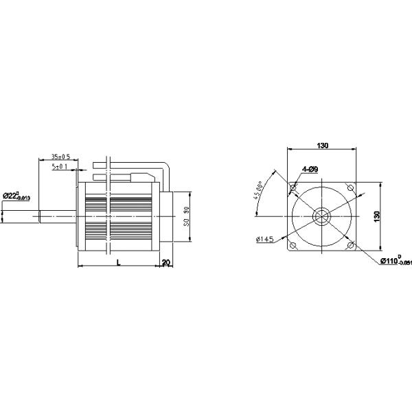 130mm Brushless E Motor