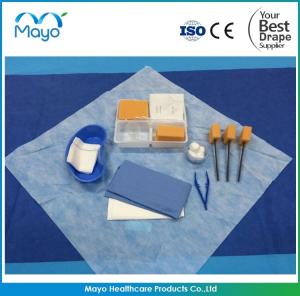  CE0123 ISO13485 Wound Dressing Kit Sterile Dressing Pack Blue Manufactures