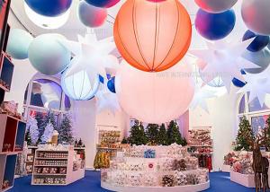  1.6m Inflatable Lighting Decoration 240w , Led Hanging Outdoor Christmas Snow Globe Lights Manufactures