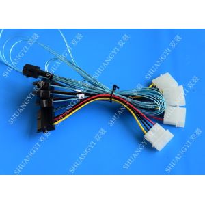Internal Mini SAS SFF-8643 Host To 4 SAS 29 Pin SFF-8482 Hard Disk Fanout Data Server