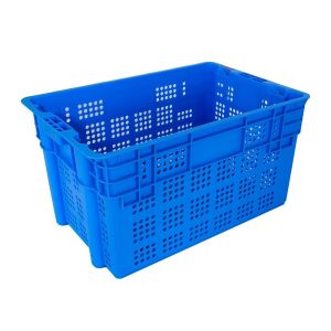 Logistic Harvesting Simplified with Stackable and Nestable Vented Mesh Plastic