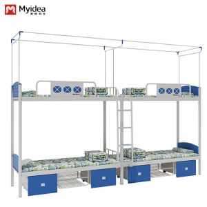 Support customization Stylish and practical student dormitory bunk bed with