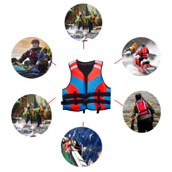 Custom Nylon Foam Adult Work Life Jackets For Ship