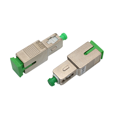 Plug in SC APC Fiber Optic Attenuator Singlemode 10dB
