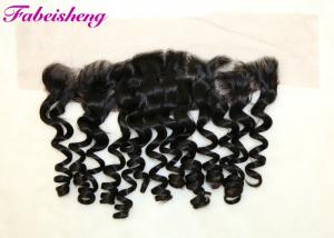 China Loose Wave Lace Front Closures For Weaving , Lace Frontal Closure Ear To Ear on sale
