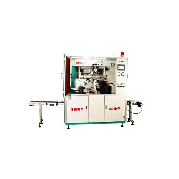 Quality 1-Col Auto Rotary Type Flat Screen Printing Machine With Flame Treatment Function for sale