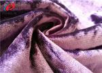 Shiny Polyester / Spandex Velvet Korea Velboa Fabric Diamond Velvet Fabric For