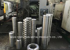 China Welded PN16 / 10 Flange Stainless Steel Pipe Fittings ASTM A182 WN / SO / BL / SW on sale