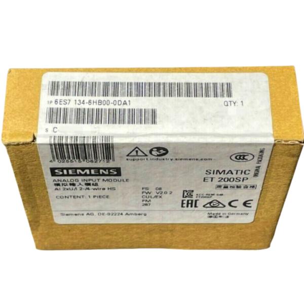  SIEMENS 6ES7134-6HB00-0DA1 SIMATIC ET 200SP, ANALOG INPUT MODULE, AI 2X U/I 2-.4-WIRE HIGH SPEED Manufactures
