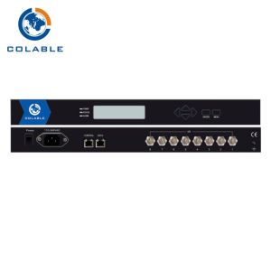 DVB ASI To IP Gatewaty 8 CH ASI To IP Multiplexer Digital Broadcast System