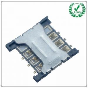  SIM 6P Micro-Card Mobile Phone Card Slot Pull-Out Pull Type Smart Card Connector Manufactures