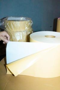  Hot Melt Glue Self Adhesive Paper Sheets , Ordinary Sticky PVC Adhesive Roll Manufactures