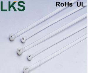  Self Locking Nylon Cable Tie , Nylon Tie Wraps Stainless Steel Barb Lock Manufactures