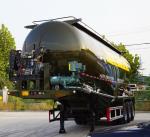 Multi axle 54 tons V shaped bulk Cement Trailer , cement transport trucks