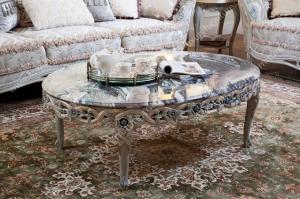  Classic Carved Marble Center Table For Sale FC-103A Manufactures