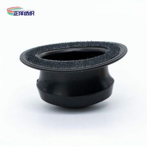 12cm Car Paint Buffing Pads Microfiber Round Waxing Applicator With Plastic Hook