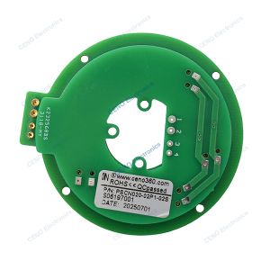 Pancake Slip Ring with PCBA style electric power and CANBus signal for robot