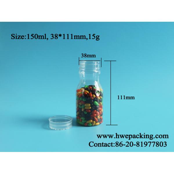 Small Trial Pack Leak Proof Plastic Packaging Jar 150ml Height 111 mm