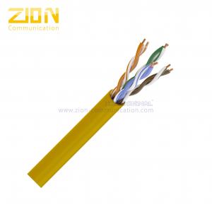 China LSZH UTP CAT5E Network Cable 350MHz 24AWG 4PR Low Smoke Zero Halogen Jacket on sale