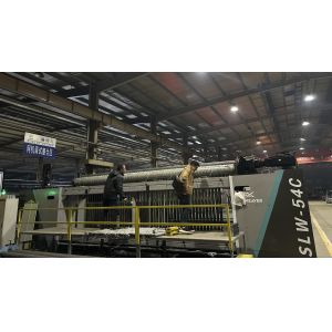 High Output Automatic Gabion Mesh Machine PLC Control Easy Operate