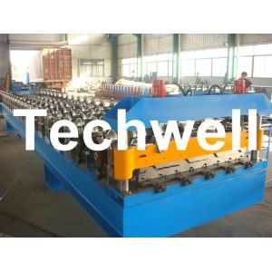 China Widespan IBR Roll Forming Machine With Hydraulic Cutting, Panasonic PLC Control System on sale