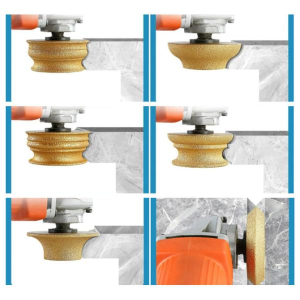 Silver Profile Diamond Grinding Wheel For Angle Grinder 75mm