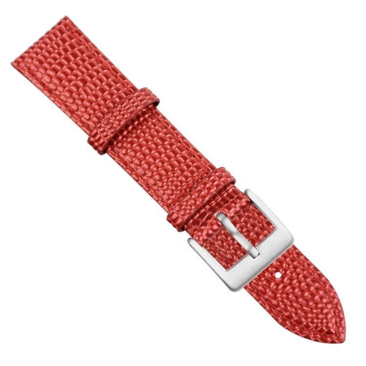 Dominant Python-Patterned Genuine Leather Watch Strap