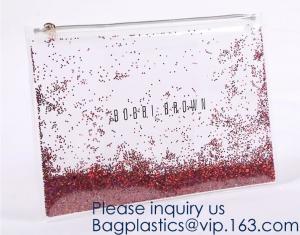  Custom Logo Glitter Cosmetic Makeup Eva Clear Pouch / Pouches,Smiggle Pencil Case With Glitter,Tissue Bag CD Case Docume Manufactures