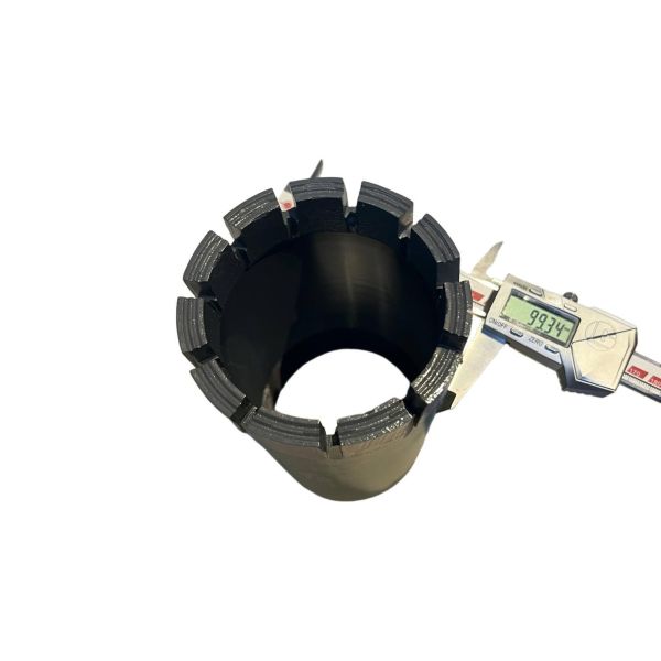Impregnated Diamond Core Drill Bit Diameter 99.3 / 92.8 Effective height : 23.7 Suitable for Hard and Soft Rock Formations
