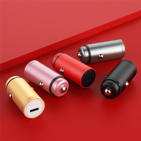 Quality Car USB3.0 Charger for HUAWEI OPPO Compatible with QC, MTK,PD protocol support TYPE-C  with deign patent for sale