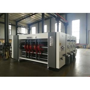 Water Ink Flexo Printer Slotter Machine Adopt Frequency Variable Controller