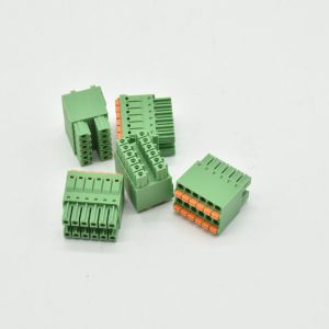 Screwless 3.81mm pitch pluggable spring clamp terminal block HEADER