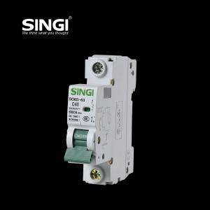  MCB Mini Circuit Breaker With double busbar And light indicating chint circuit breaker Manufactures