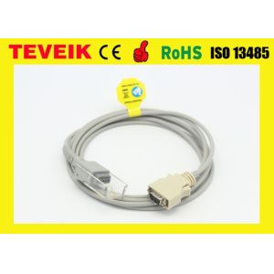Dolphin SpO2 Extension Cable , SpO2 Sensor 14pin to DB9 Female Spo2 Adapter