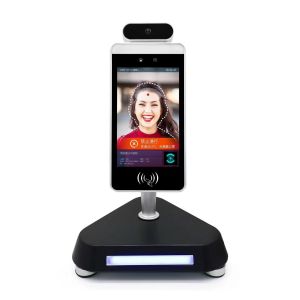 Face Capacity Dual Ai Camera 8 '' Lcd Face Recognition Device With No Contact