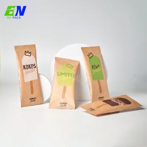China Custom Logo Compostable Three Side Seal Pouch For Snack Food Spice Nut Packaging With Zipper Bag Food Snack Bag on sale