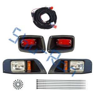 China Adjustable Headlight Kit Compatible Golf Cart Light Kit for EZGO TXT on sale